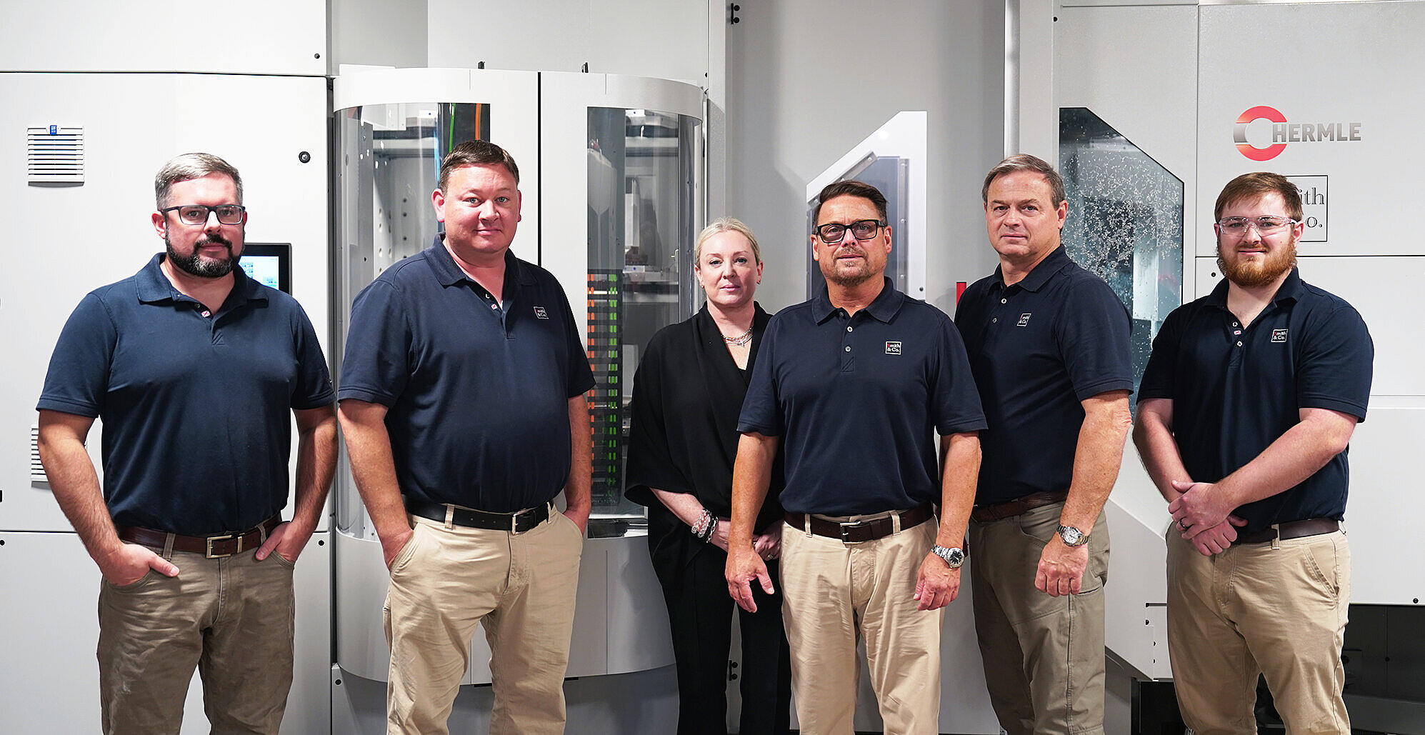 The Smith & Co. facility in Birmingham, AL, running entirely HERMLE 5-axis machines and automation.